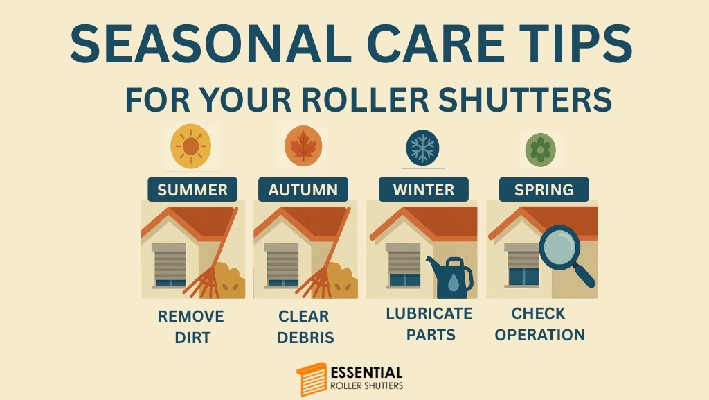 Seasonal Care Tips for your Roller Shutters