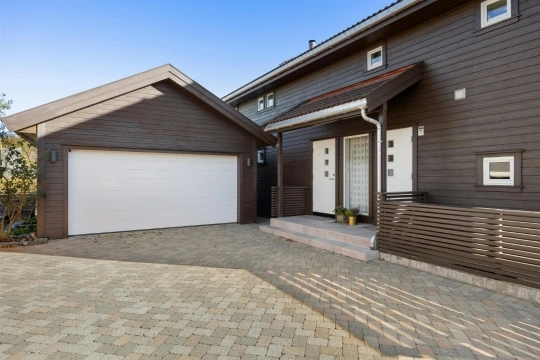 House with Garage Roller Shutters